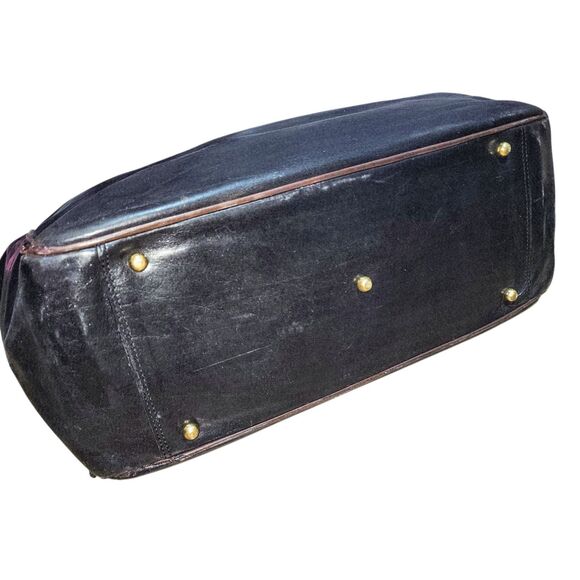 BRAHMIN Vintage Wallet & Black Leather Large Carryall Shoulder Tote Boho Bag - Picture 16 of 16